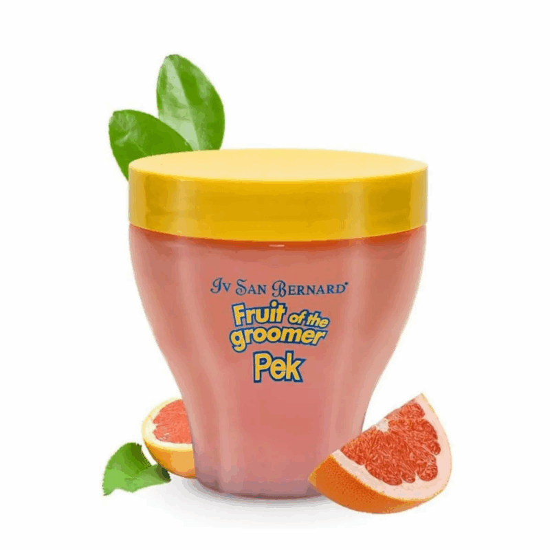 iv san bernard fruit of the groomer pink grapefruit shampoo og mask sæt - Billede 2