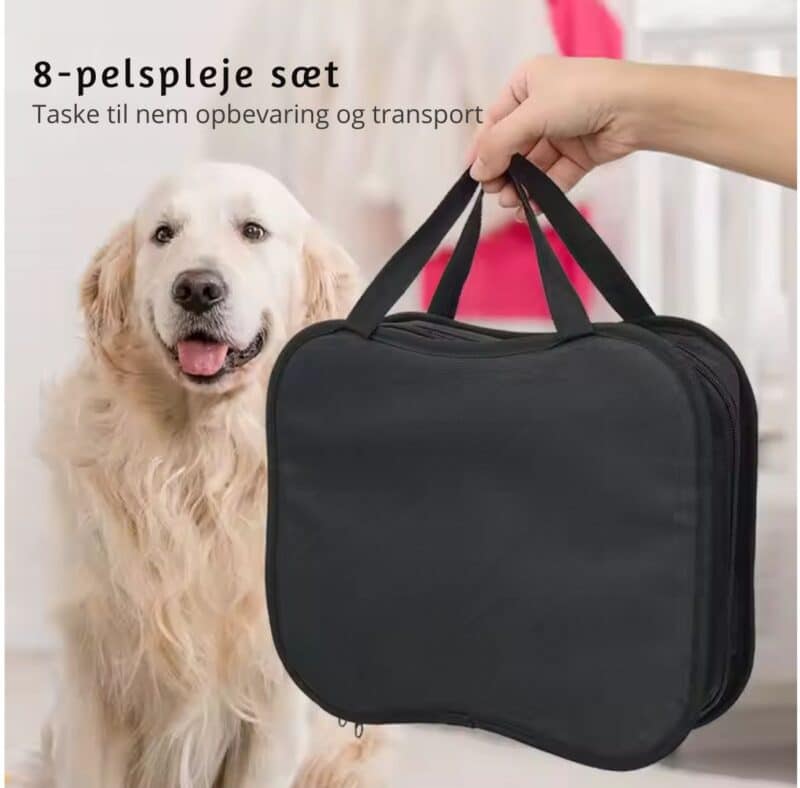 Komplet Bambus Pelsplejesæt - Billede 2